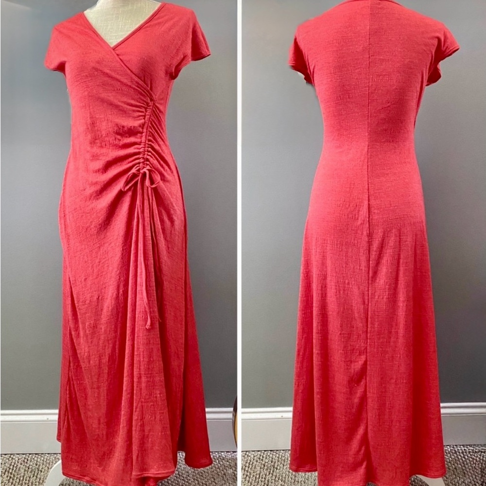Max Studio Red Midi Dress XS